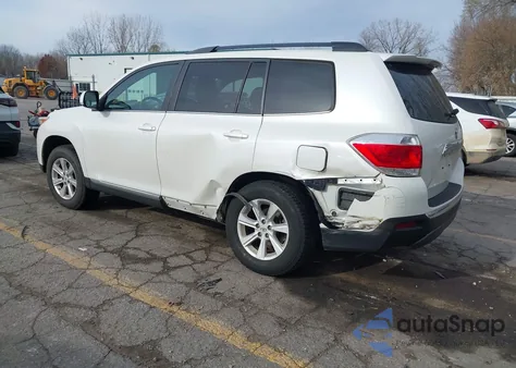 2012 Toyota Highlander Se V6 from USA, damaged, VIN 5TDBK3EH0CS152333